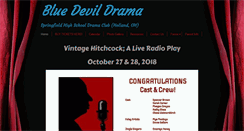 Desktop Screenshot of bluedevildrama.com